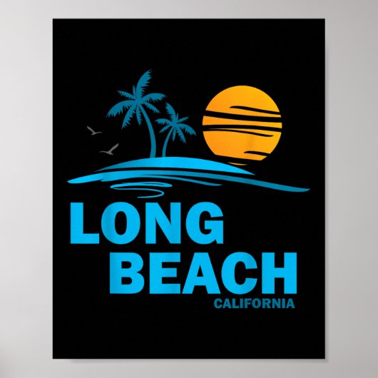Long Beach California Souvenir Poster (Vorne)