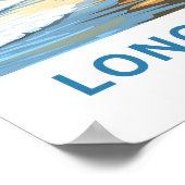Long Beach California Travel Print Poster (Ecke)