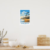 Long Beach California Travel Print Poster (Küche)