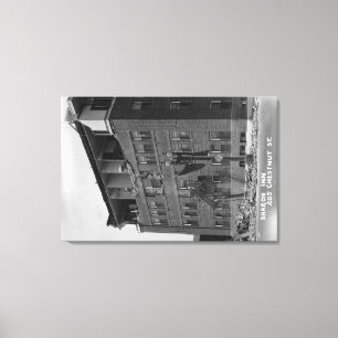 Long Beach, California View Sharon Inn Leinwanddruck