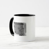 Long Beach, California View Sharon Inn Tasse (Vorderseite Links)