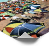 Long Beach California Vintag Poster (Ecke)