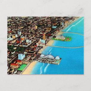 Long Beach California Vintag Postkarte