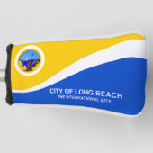 Long Beach City-Flagge Golf Headcover (Vorderseite)