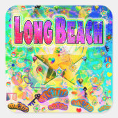 Long Beach Epoch Hour Aufkleber (Vorderseite)