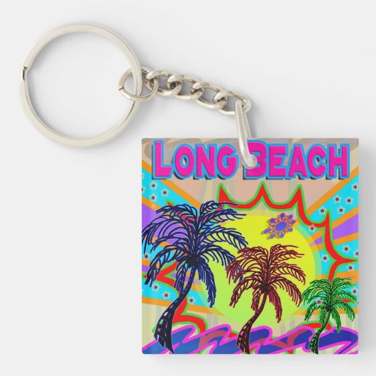 Long Beach Ewiger Schlüsselanhänger (Vorderseite)