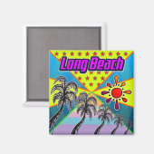 Long Beach Freedom Magnet (Vorderseite/Rückseite)