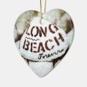 Long Beach für immer Keramikornament (Links)