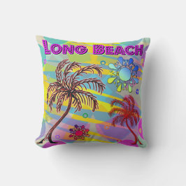 Long Beach Happy and Hope Pillow Kissen