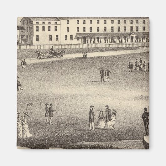 Long Beach House, Long Beach, NJ Magnet (Vorne)