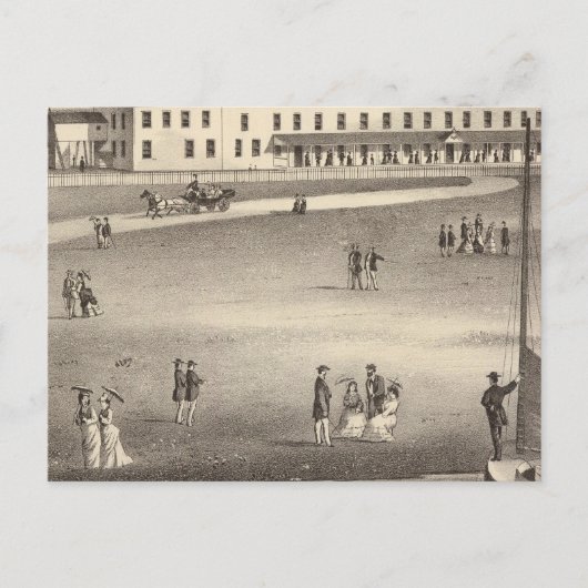 Long Beach House, Long Beach, NJ Postkarte (Vorderseite)