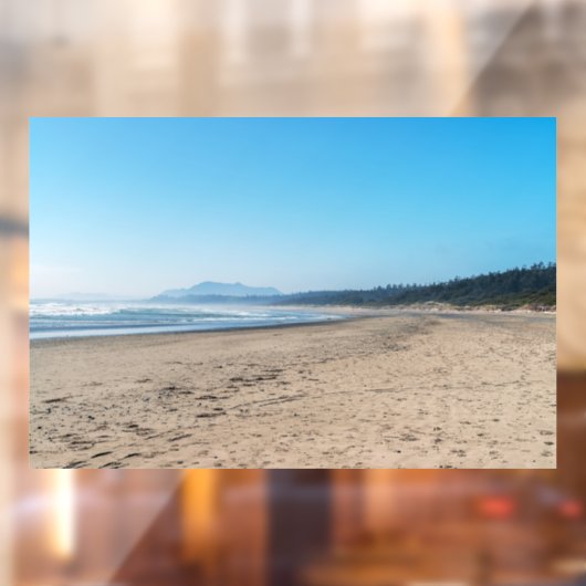 Long Beach in Tofino - BC, Kanada Fensteraufkleber (Blatt 2)