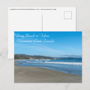 Long Beach in Tofino - BC, Kanada Postkarte