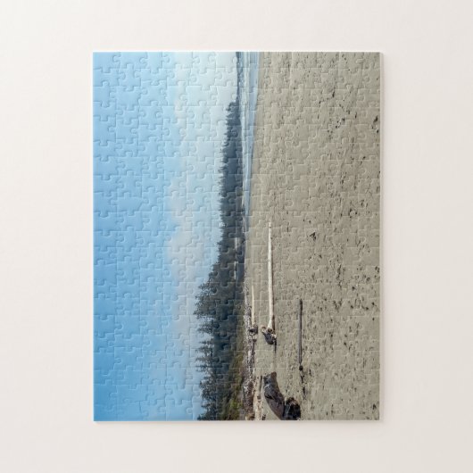 Long Beach in Tofino - BC, Kanada Puzzle (Vertikal)