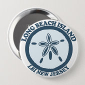 Long Beach Insel Button (Vorne & Hinten)