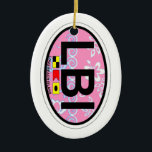 Long Beach Insel Keramik Ornament<br><div class="desc">Long Beach Insel New-Jersey.</div>