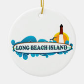 Long Beach Insel Keramikornament (Vorne)