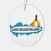 Long Beach Insel Keramikornament (Links)