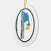 Long Beach Insel Keramikornament (Links)