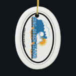 Long Beach Insel Keramikornament<br><div class="desc">Long Beach Insel New-Jersey.</div>