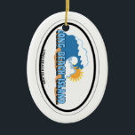 Long Beach Insel Keramikornament<br><div class="desc">Long Beach Insel New-Jersey.</div>