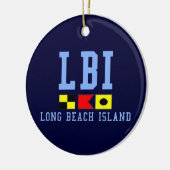 Long Beach Insel Keramikornament (Links)