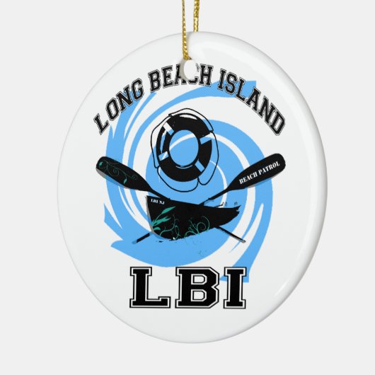 Long Beach Insel Keramikornament (Links)