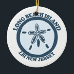 Long Beach Insel Keramikornament<br><div class="desc">Long Beach Insel New-Jersey.</div>