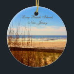 Long Beach Insel, NJ LBI Strand-Verzierung Keramik Ornament<br><div class="desc">Long Beach Insel,  NJ LBI Strand-Weihnachtsverzierung</div>