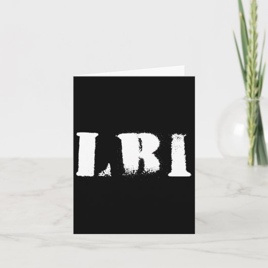 Long Beach Island Karte (Vorderseite)