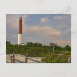 Long Beach Island Light House New Jersey USA Postkarte