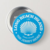 Long Beach Island (Muschel) Button (Vorne & Hinten)