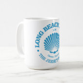 Long Beach Island (Muschel) Kaffeetasse (Vorderseite Links)