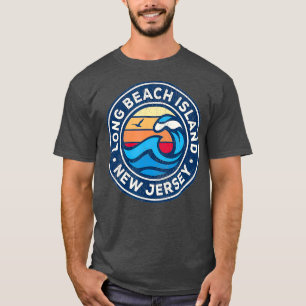 Long Beach Island New Jersey NJ Vintag Nautical T-Shirt