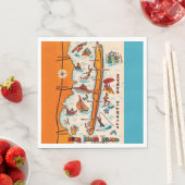 Long Beach Island NJ Serviette (Beispiel)