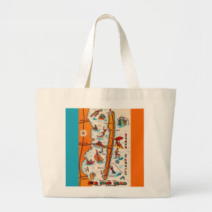Long Beach Island NJ Tote Bag Jumbo Stoffbeutel