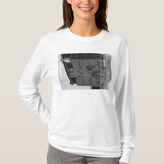 Long Beach, Kalifornien Ansicht von T-Shirt (Vorderseite)