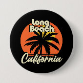 Long Beach Kalifornien Button (Vorderseite)