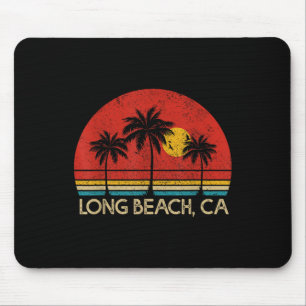 Long Beach Kalifornien Ca Surfer Retro Vintage Mousepad