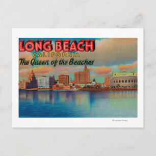 Long Beach, Kalifornien - Die Königin der Strände Postkarte