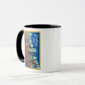 Long Beach, Kalifornien - Große Briefmarken 2 Tasse (Vorderseite Links)