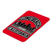 Long Beach, Kalifornien Magnet (Linke Seite)