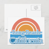Long Beach, Kalifornien Postkarte (Vorne/Hinten)