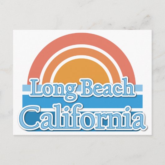 Long Beach, Kalifornien Postkarte (Vorderseite)