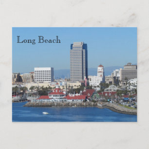 Long Beach, Kalifornien Postkarte