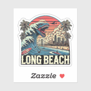 Long Beach, Kalifornien, USA Aufkleber