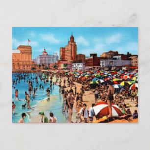 Long Beach Kalifornien Vintage Postkarte