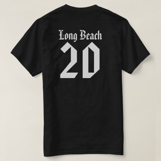 Long Beach Landkreis 20 T-Shirt (Design Rückseite)