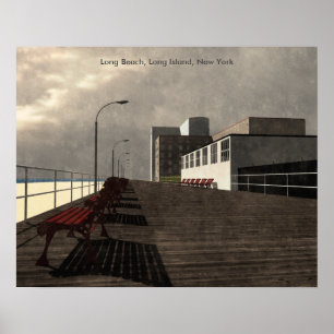 Long Beach, Long Island, New York Poster