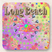 Long Beach Lucky Golden Untersetzer (Vorderseite)